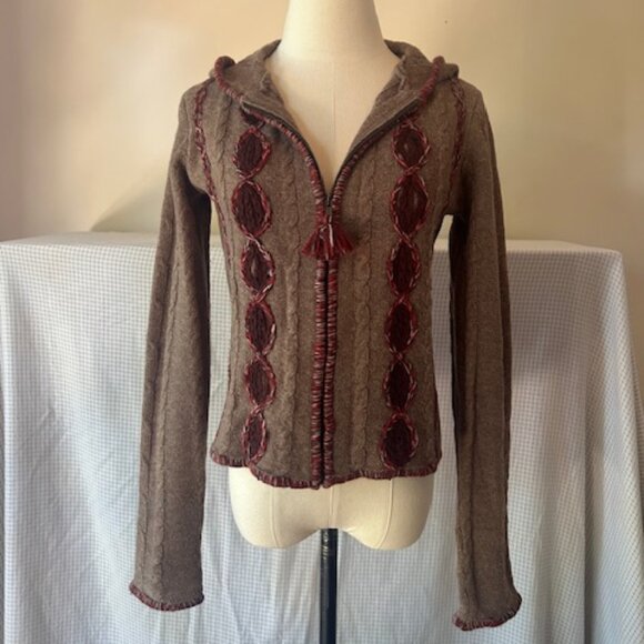 Vintage Free People Anthropologie Cardigan Sweater - Picture 1 of 12